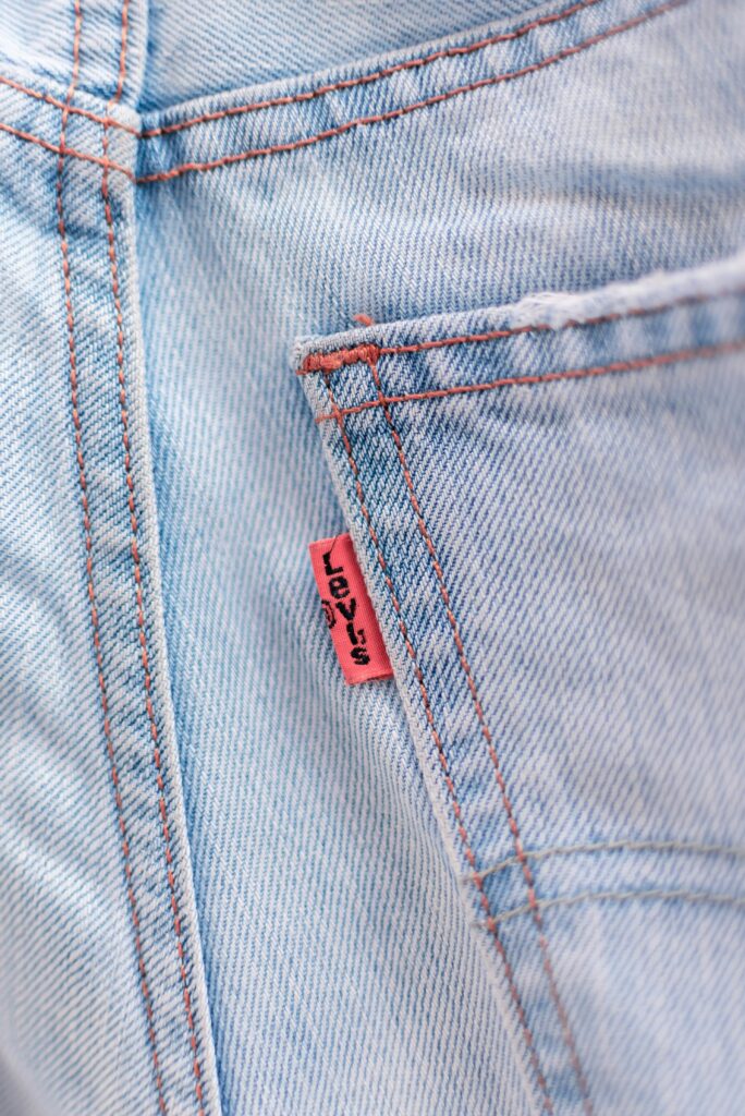 Levi's Red Tab on a pair of jeans